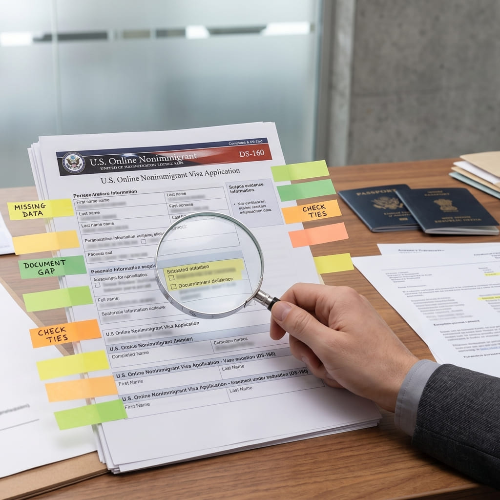 US B1B2 Tourist Visa Profile Evaluation & Gap Assessment