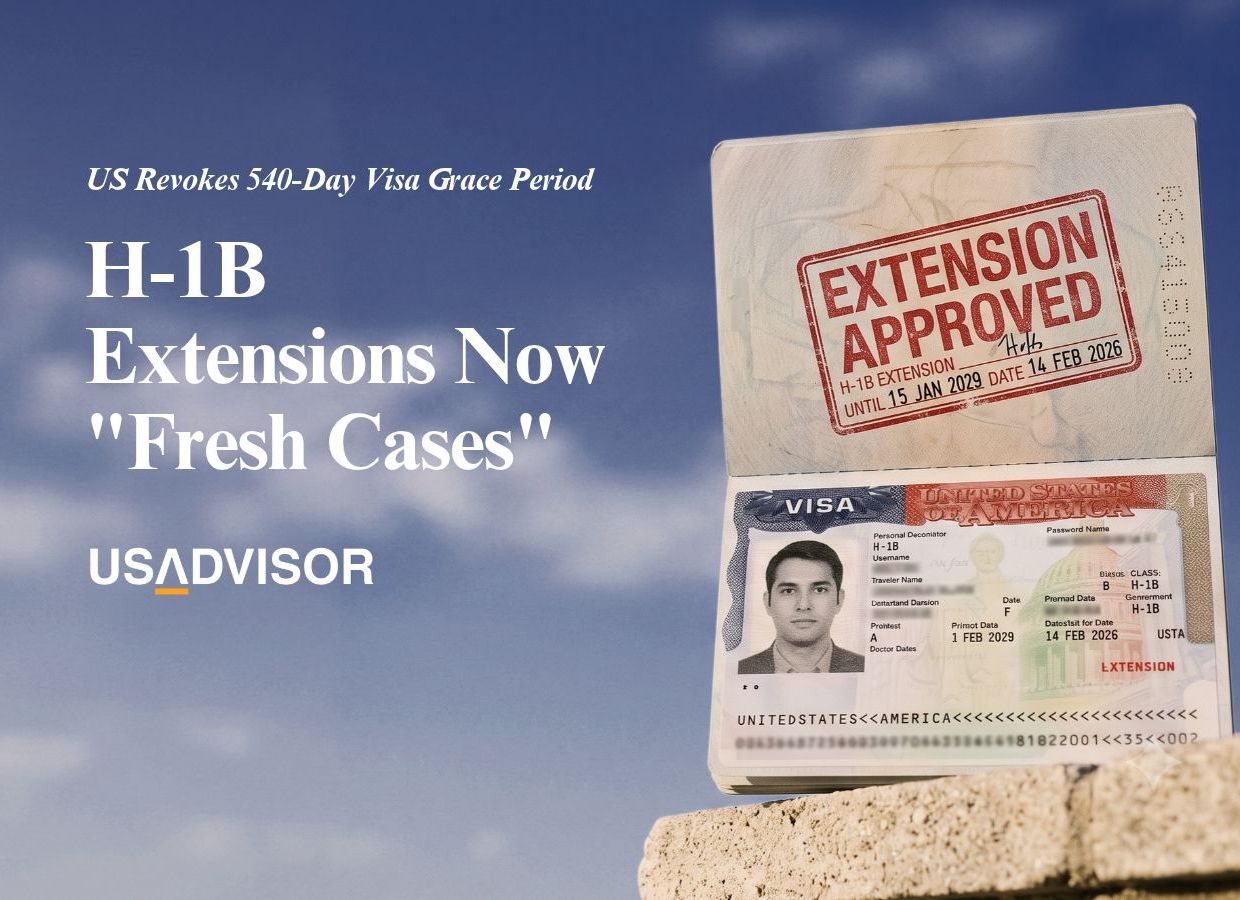 US Revokes 540-Day Visa Grace Period H-1B Extensions Now Fresh Cases